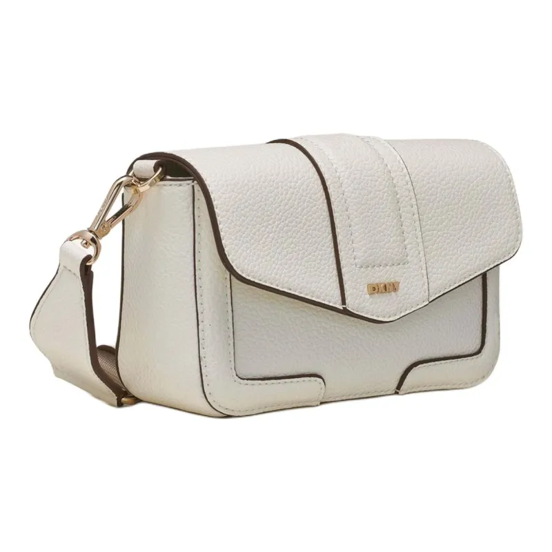 DKNY Recycled Polyester Shoulder Bag Crossbody Bag Mini Women's White-1