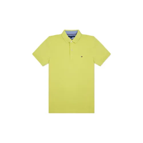 Tommy Hilfiger Polo Shirts Men Yellow