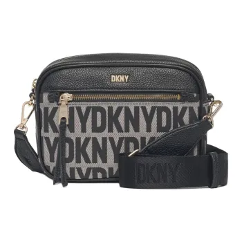 DKNY Imitation Leather Camera Bag Shoulder Bag Crossbody Bag Women's Black