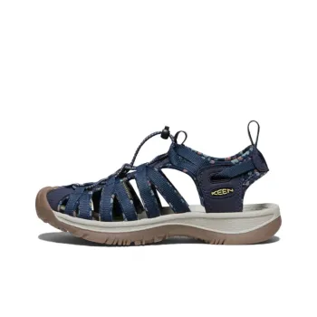 KEEN Whisper Series Slip-Resistant Breathable River Trekking Shoes Women's Blue Brown