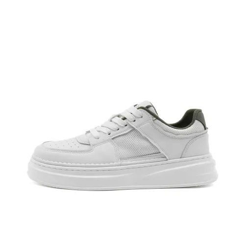 HLA Casual Skateboard From shoes With Perforated Breathable Comfortable Sports Sneakers Men's