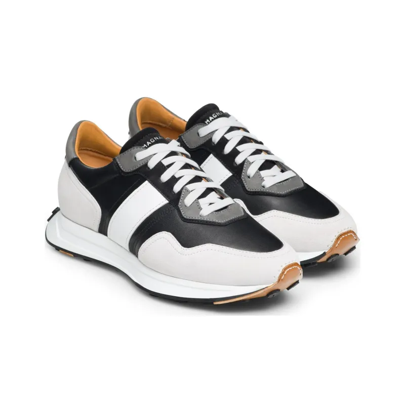 Magnanni Romero II Low-Top Casual Shoes Men's Black White-2