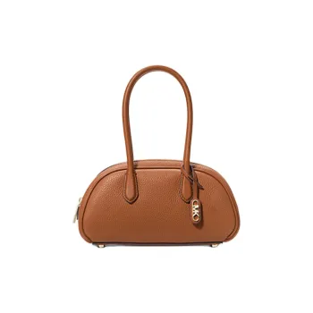 MICHAEL KORS Eggstone Grain Leather Handbag Small Size Women's Brown