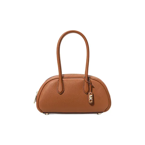 MICHAEL KORS Eggstone Grain Leather Handbag Small Size Women's Brown