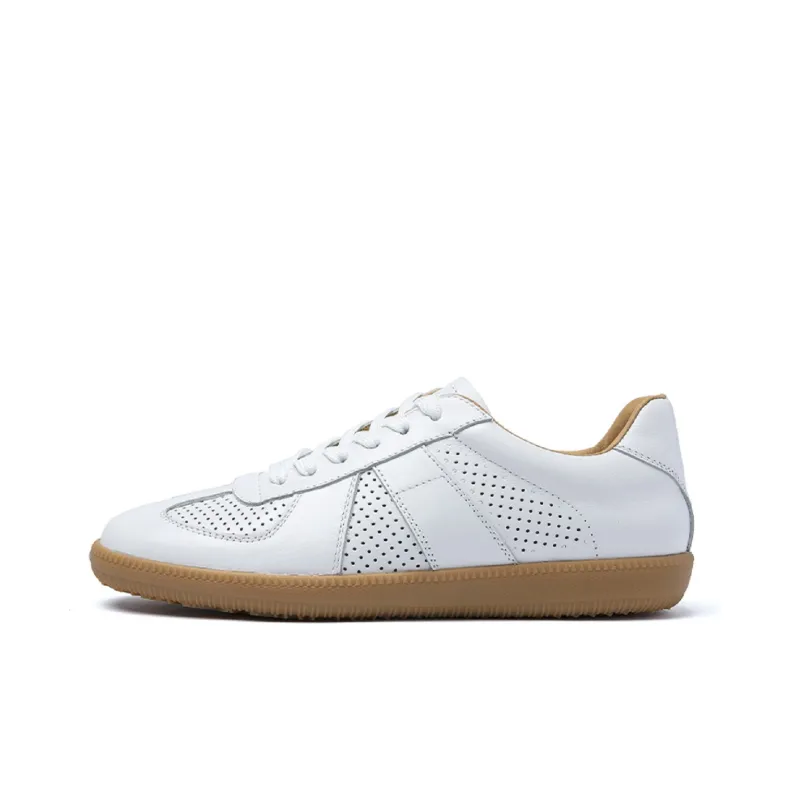 Mulinsen German Army Trainers Wear resistant, Lightweight, Breathable, And Non slip. Low Top Casual Shoes Men's-0