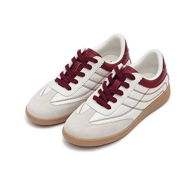 MASOOMAKE German Army Trainers Anti-Slip Wear-Resistant Casual Shoes Women's-17