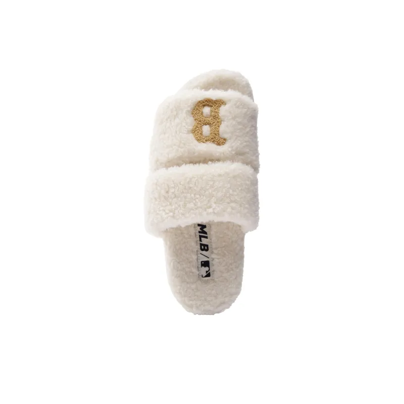 MLB Slipper Odor Resistant Abrasion Resistant Slide Slippers Women's White-2