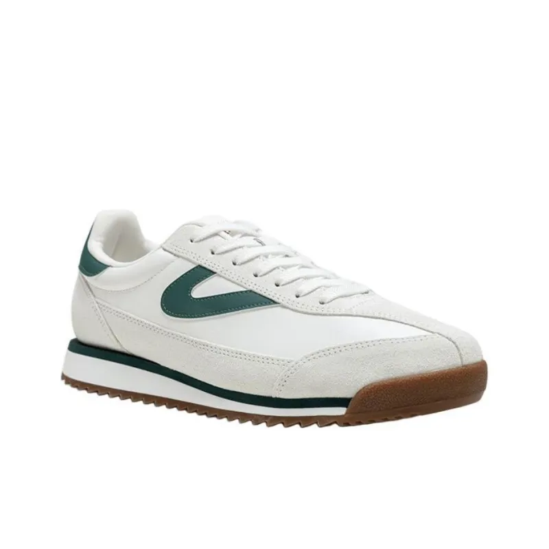 TRETORN Low Top Casual Shoes Unisex White Green-2