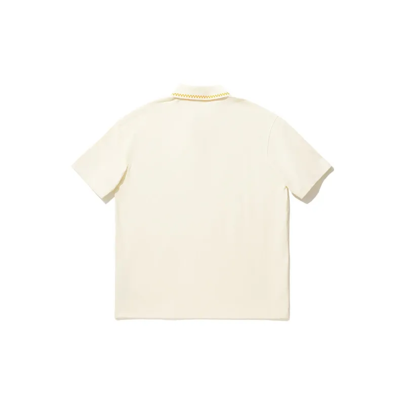 LiNing x BILLIONAIRE BOYS CLUB Polo Shirt Men's Ecru-1
