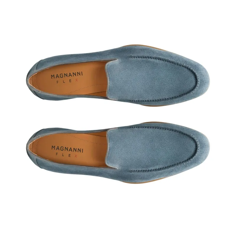 Magnanni Línea Fle Loafers Men's Indigo-3