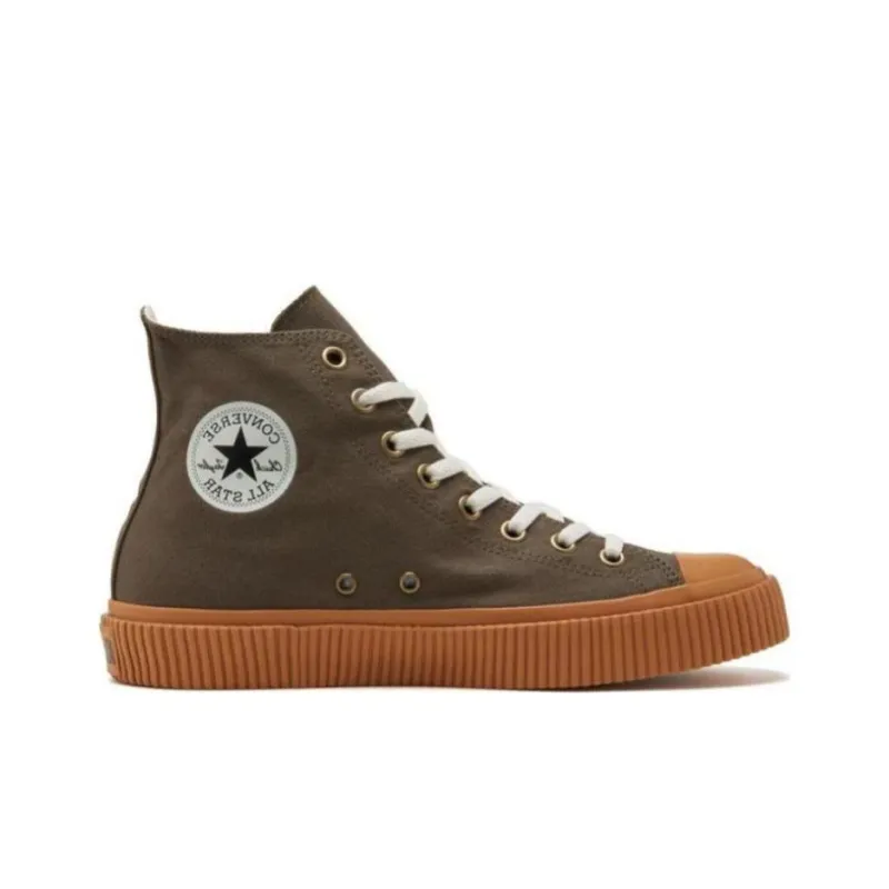 Converse All Star Abrasion Resistant Shock Absorbers High Top Canvas Shoes Unisex Brown Japan Version-1