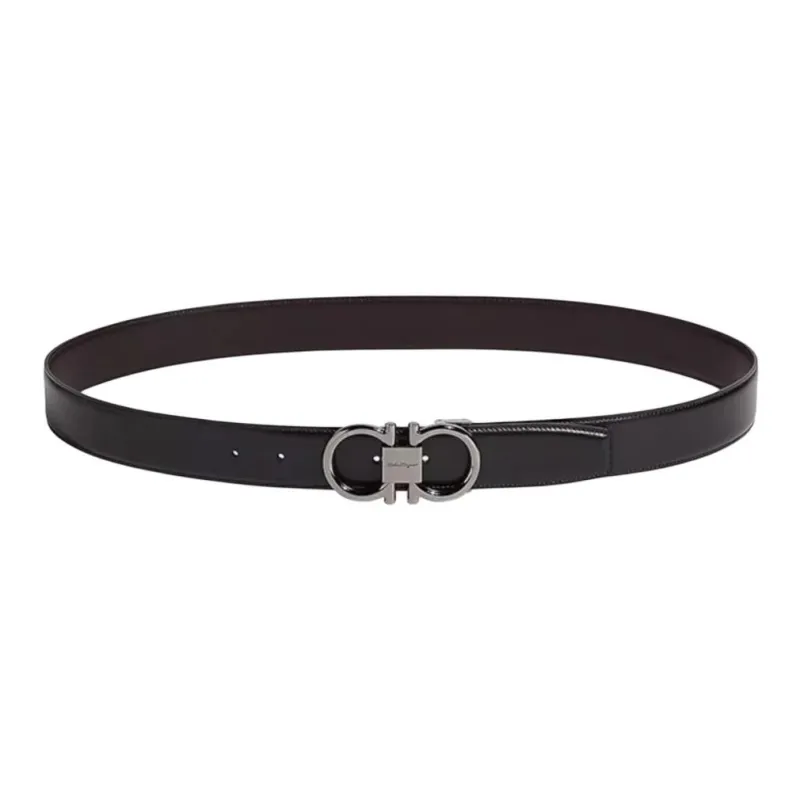 Ferragamo Reversible And Adjustable Gancini Belt-0