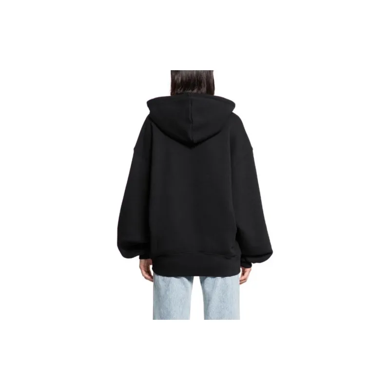 OFF WHITE Drawstring Long Sleeved Hoodie-1