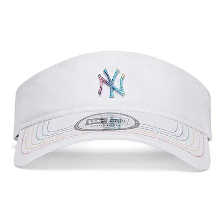 New Era Cotton, Polypropylene Sun Protection Hats Unisex White-2