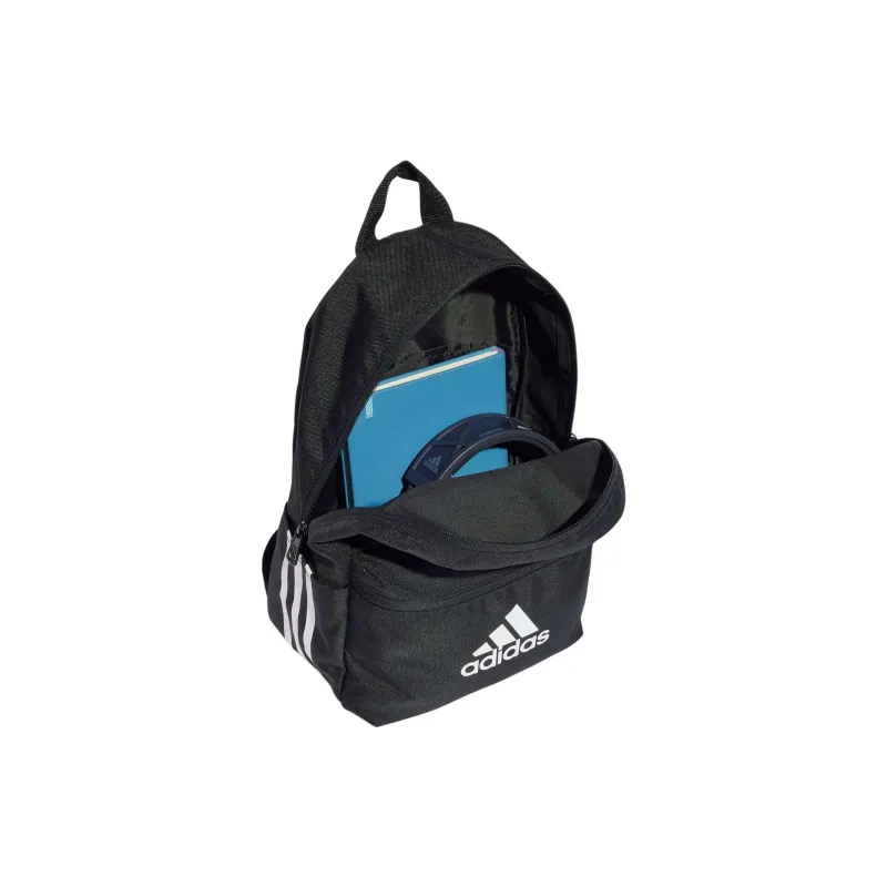 Adidas Recycled Polyester Plain Weave Fabric Backpack Unisex Black-2