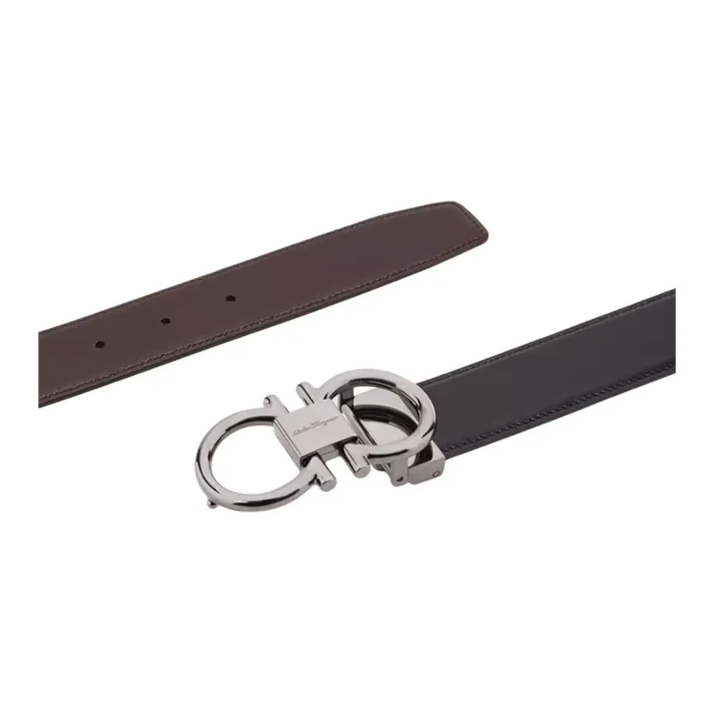 Ferragamo Reversible And Adjustable Gancini Belt-1