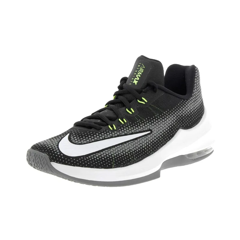 Nike Air Max Infuriate Low Black Volt Cool Grey-2
