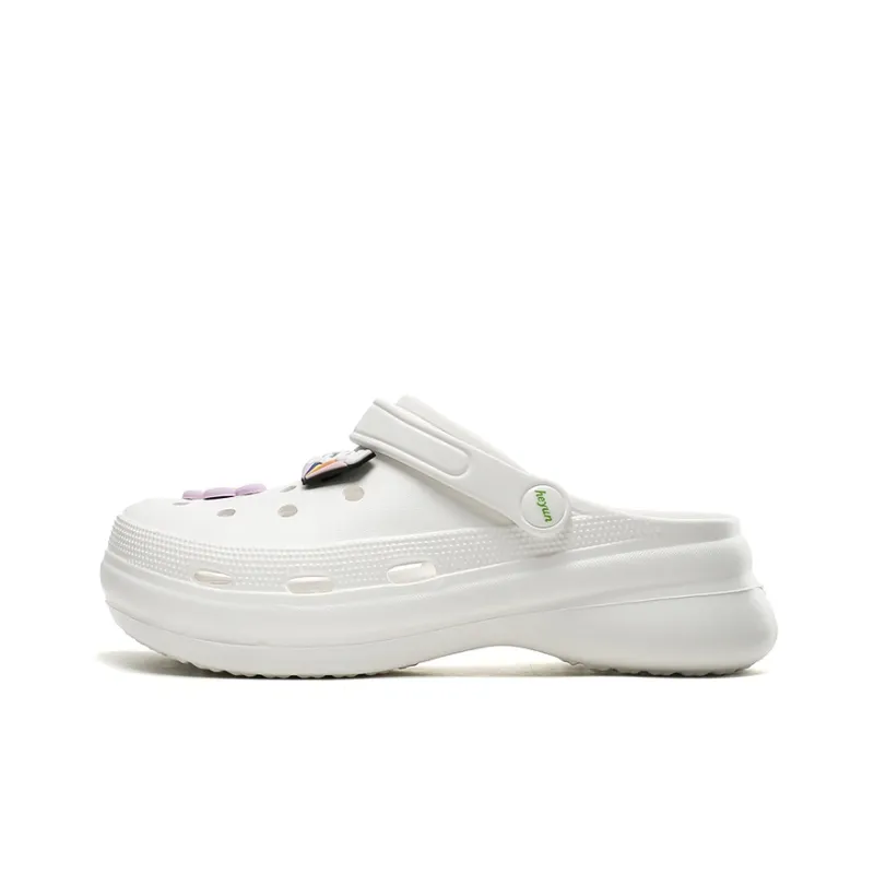 OUBT Sweet Style Closed Toe Half Slippers Fashion Beach Clogs Women's-18