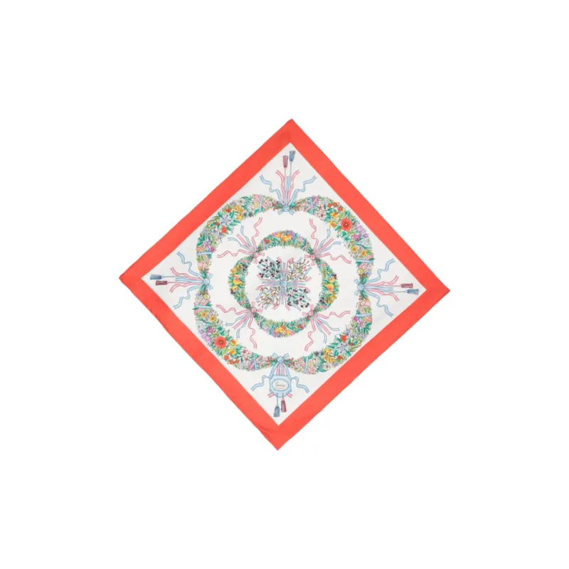 GUCCI Fruit print Silk Scarf-1