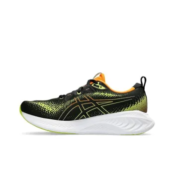 Asics Gel Cumulus 25 Anti Slip Wear Resistant Low Top Running Shoes Men's Black Yellow