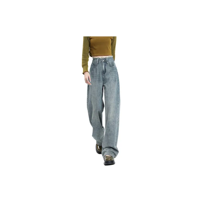 Weixi SS24 Jeans Women's Cool Tea Blue-2