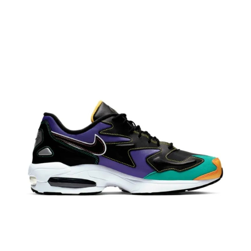 Nike Air Max2 Light Black Contrast Stitching-1