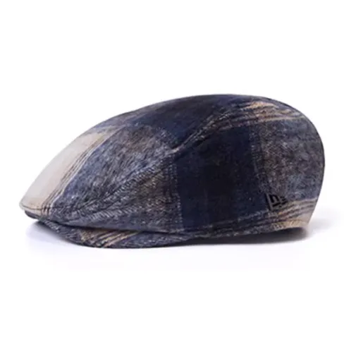 New Era Polyester Cotton Acrylic Viscose Polyamide Sheep Wool Berets Unisex Blue-0