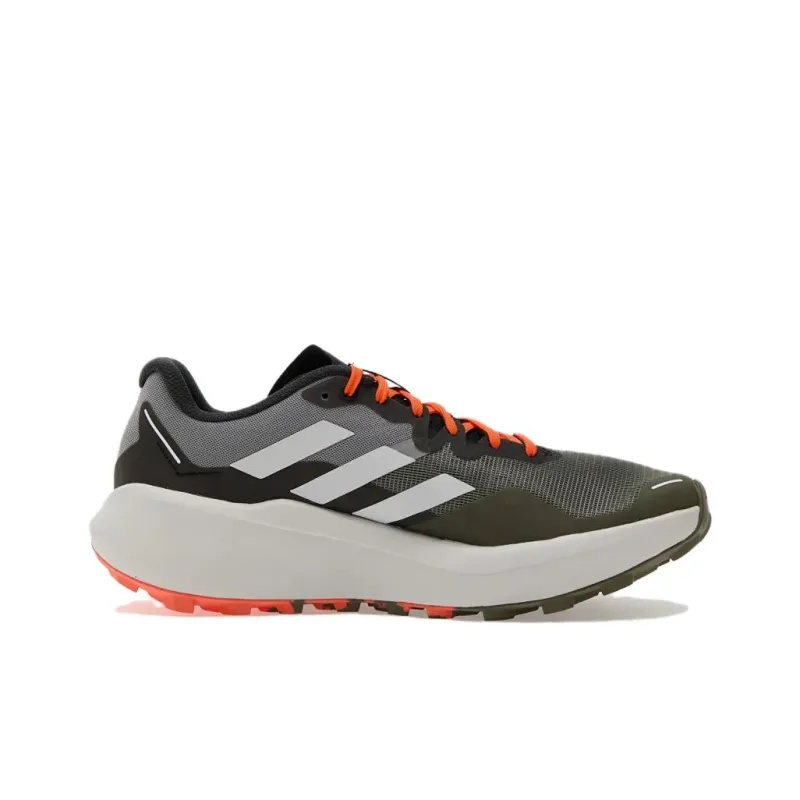 Adidas Terrex Agravic 3 Trail Olive Strata Grey Semi Impact Orange-1