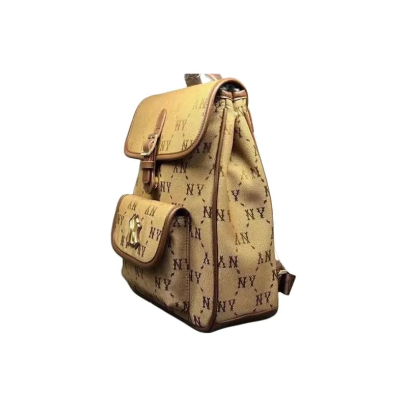 MLB Polyester Backpack Regular Women's Beige-1