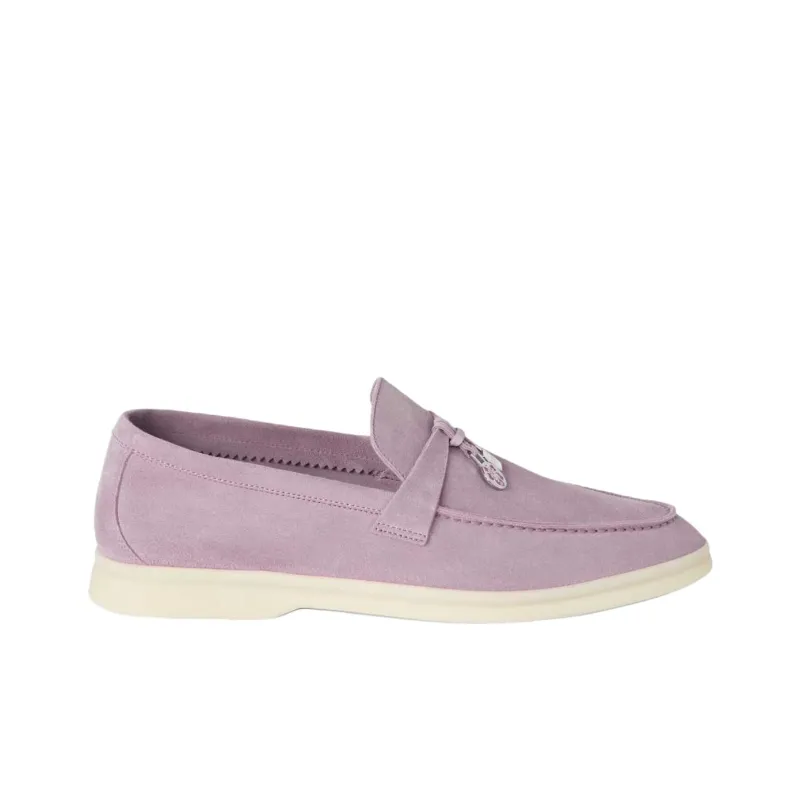 Loro Piana Summer Charms Walk Loafers Women's Purple-1
