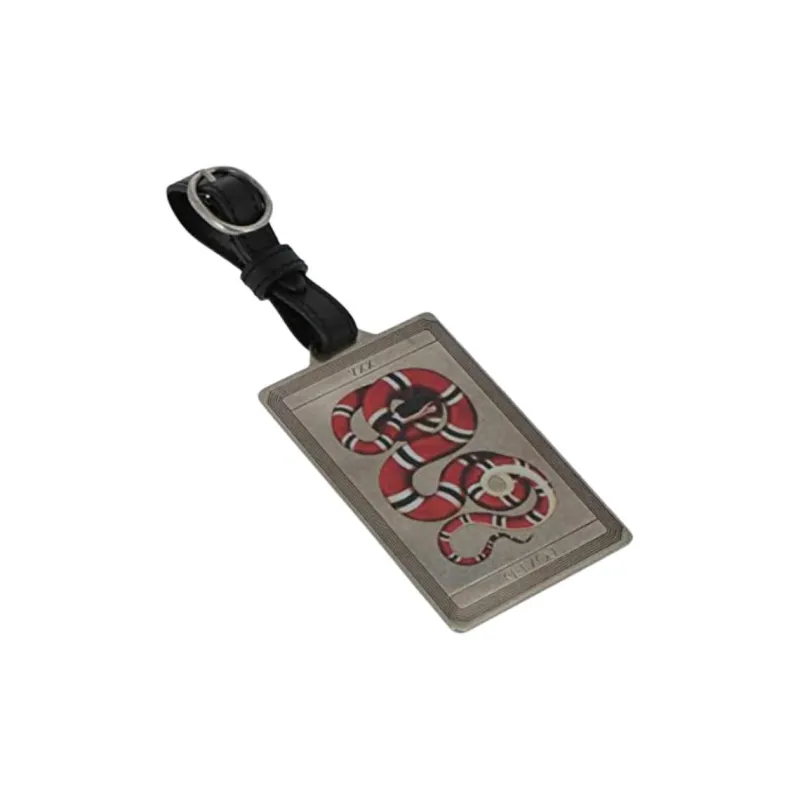 GUCCI Palladium Keychains Men's Silver-1