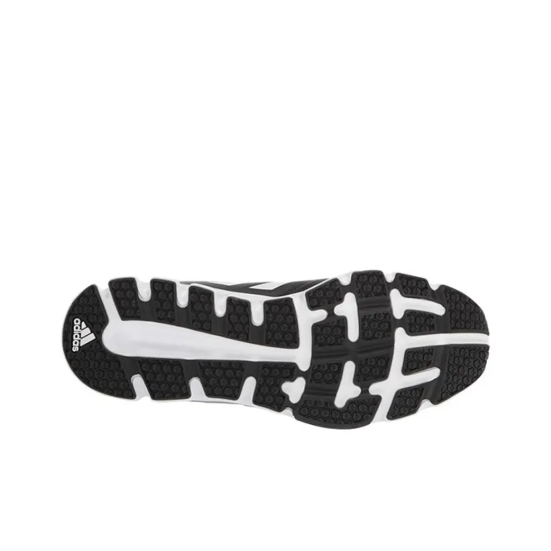 Adidas Cushioning Breathable Low Top Running Shoes Men's Black-4