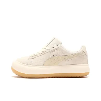 PUMA Suede Mayu Thrifted Durable Breathable Low-Top Skateboard Shoes Women's Beige