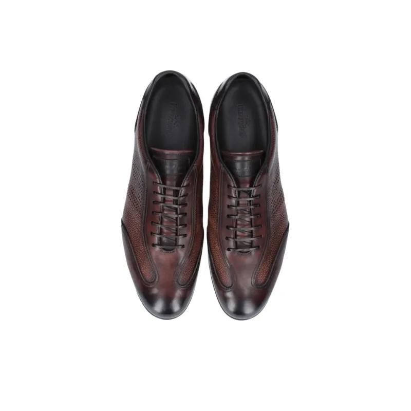 FRANCESCHETTI Chico Low-Top Casual Shoes Men's Dark Brown-4