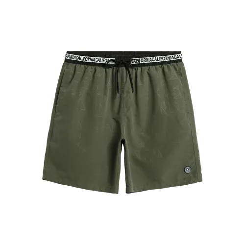 GAILANG Beach Shorts Men Army Green