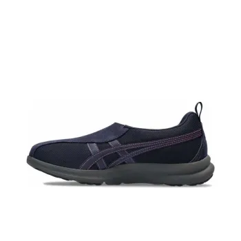 Asics Life Walker Anti Slip Wear Resistant Low Top Casual Running Shoes Women's Marine Blue