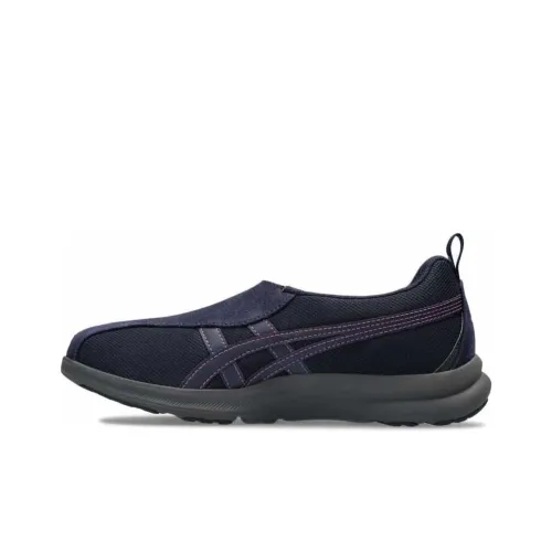 Asics Life Walker Anti Slip Wear Resistant Low Top Casual Running Shoes Women's Marine Blue