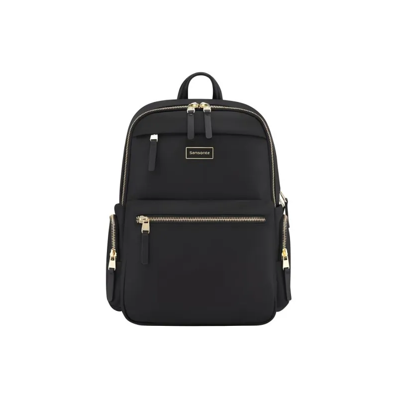 SAMSONITE Fabric Backpack Large Size Unisex Black/Antique Pink-0