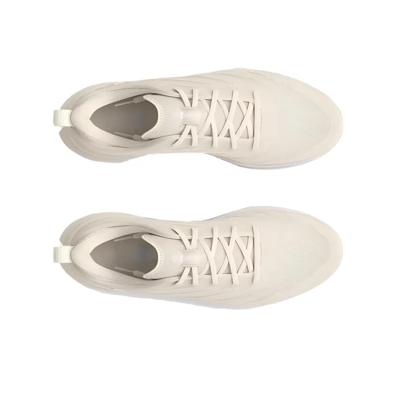 Under Armour Cushioned Slip Resistant Low Top Casual Running Shoes Women's Ecru-3