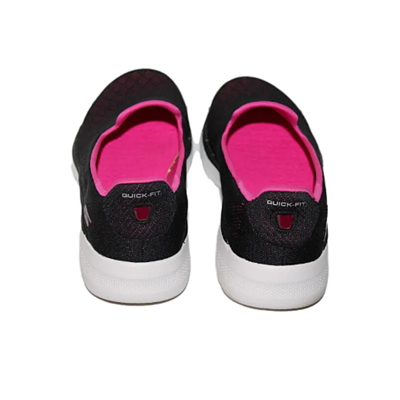 Skechers GOwalk 6 Cosmic Force Loafers Black/Pink Women's-4