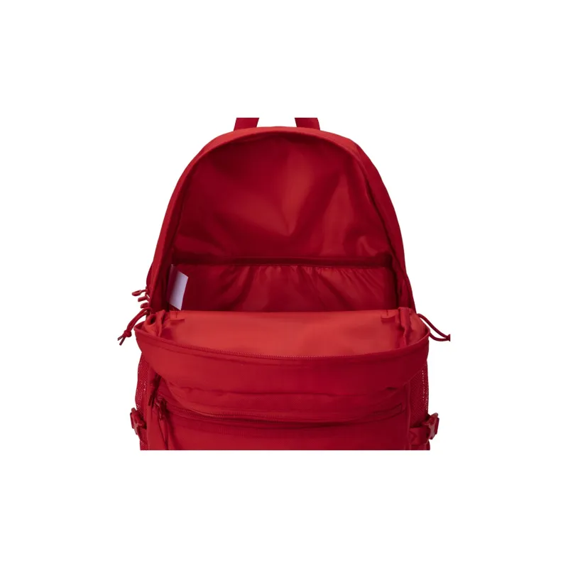 Converse Polyester Backpack Regular Women's Preppy Red-3