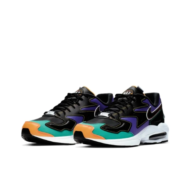 Nike Air Max2 Light Black Contrast Stitching-2