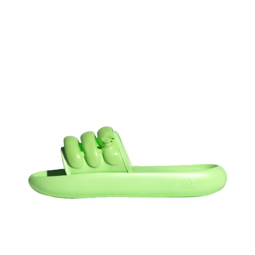 Adidas Adilette Zplaash Slides Green Spark