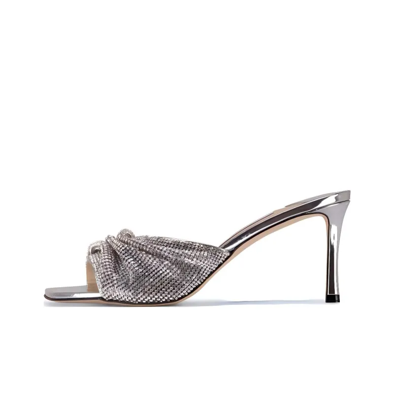 Jimmy Choo Crystal-embellished Leather Sandals-0