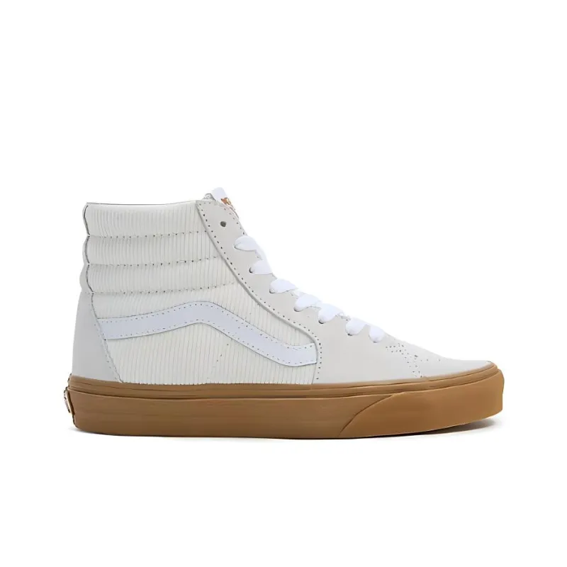 Vans Sk8 Hi Corduroy 'White Gum'-1