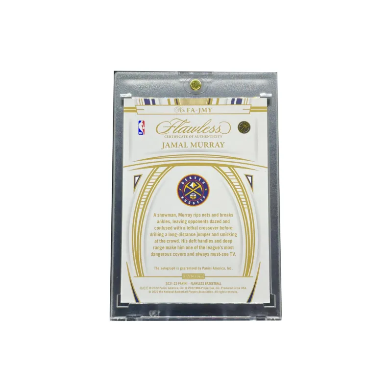 PANINI 2021 22 Portable Nuggets Jamal Murray Signature Card Sign 05/15 Card Product Access Sports Cards 1 Pc-1