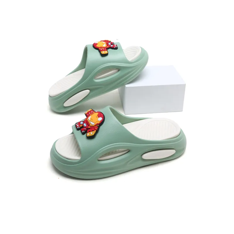 MARVEL Slip-Resistant Slide Slippers Unisex Avocado Ecru-3