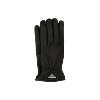 PRADA Triangle Logo Pull On Gloves