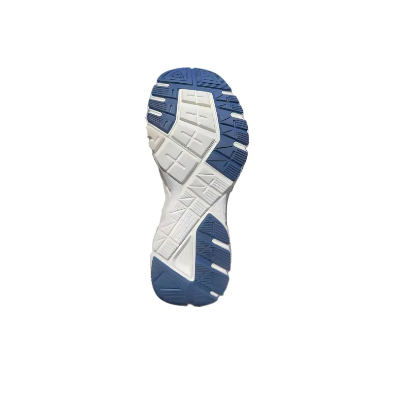 PEAK Cushioning Wear-Resistant Low-Top Casual Running Shoes Men's White Blue-2
