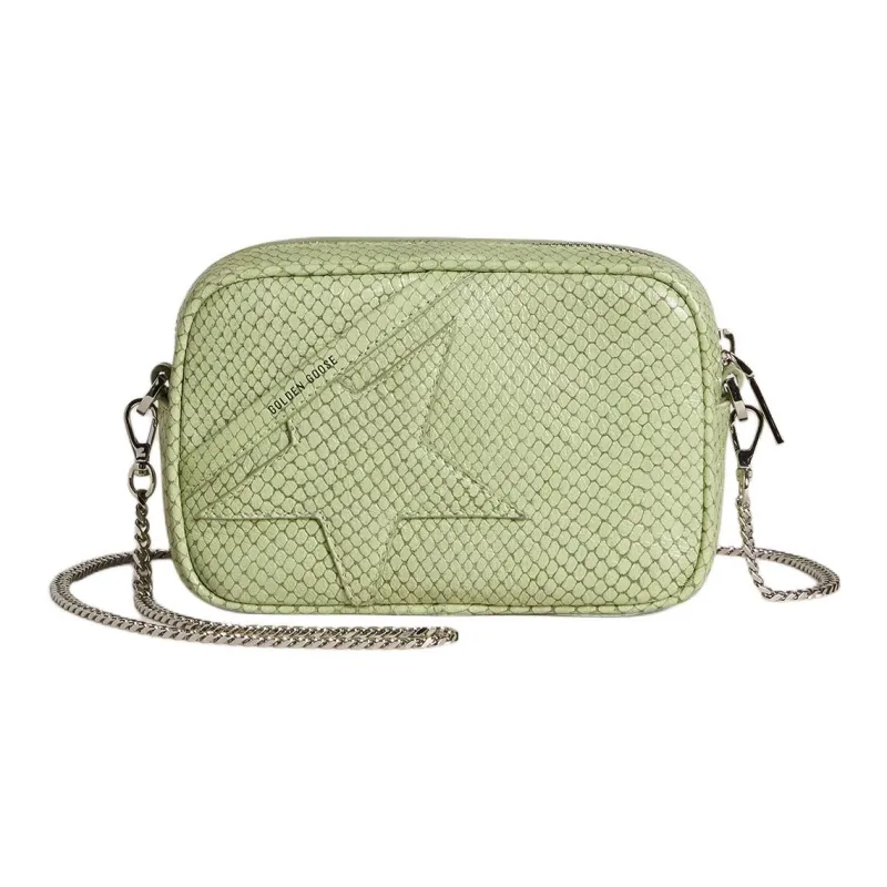 Golden Goose Sheepskin Shoulder Bag Crossbody Bag Mini Women's Green-1